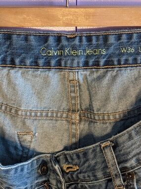 Calvin Klein Jeans Men’s Medium Blue Relaxed Denim
